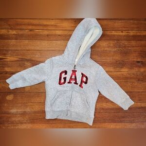 Gap Toddler Sherpa Lined Logo Hoodie
